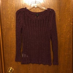 Women’s ANN TAYLOR Plum Sweater, L